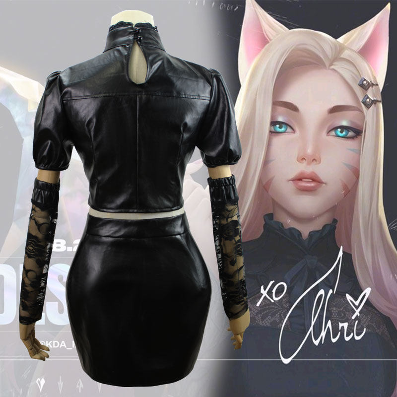 LO L英雄联盟cosplay KDA女团 阿狸九尾狐cos服 角色扮演全套服