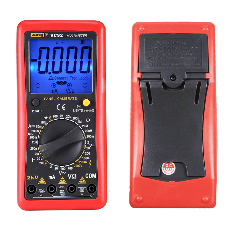 滨江vc92数字大屏幕2000v万用表 祥粤家居万用表