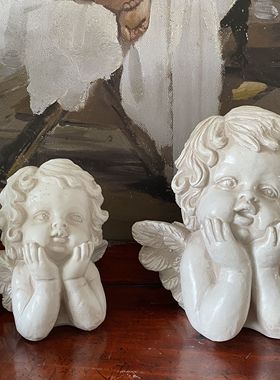 胖天使欧式法式轻奢复古做旧