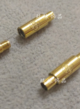 旋转打开皮绳金属福字钢印卡扣