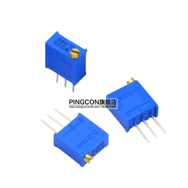 3296W/X多圈可调电位器1K10K20K50K100K200K500K1M顶/侧调203 104 - 图0