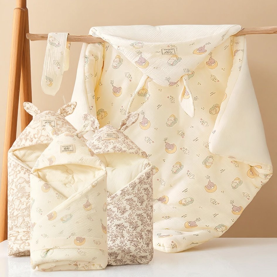 婴儿抱被初生儿产房包单宝宝包巾秋冬保暖襁褓巾新生儿冬夹棉包被,淘宝优惠券,粉丝福利购,淘宝优惠卷