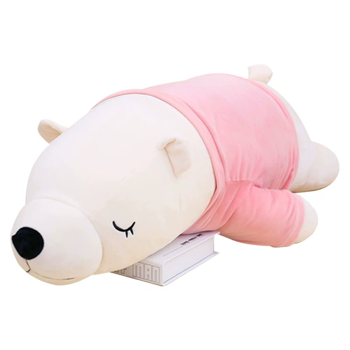 Плюшевая игрушка для сна, подушка, тряпичная кукла, полярный медведь