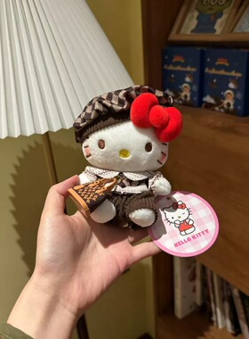 正版HelloKitty复古老钱风miu系包挂件可爱毛绒玩偶车挂礼物女