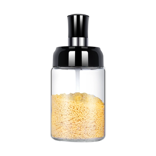 Влагоилетевая крышка ложки все -в одном курином рафинированном приправочном танке Стекло Комбинированное соляное вкусовое приправо