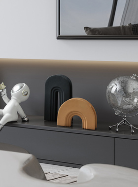 轻奢高档电视柜装饰品摆件简约现代家居客厅酒柜创意工艺品摆设