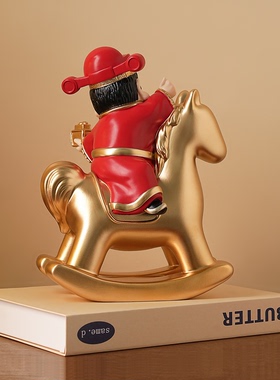 2026年马年吉祥物财神爷创意摆件