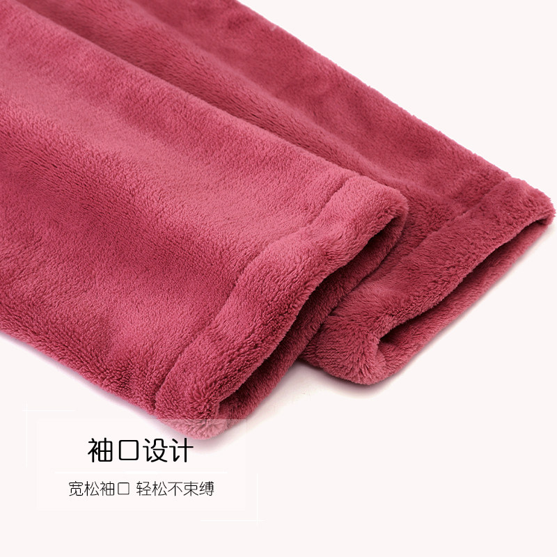 猫人睡袍女士睡衣冬季珊瑚绒加厚加绒长款浴袍秋冬法兰绒浴衣,淘宝优惠券,粉丝福利购,淘宝优惠卷