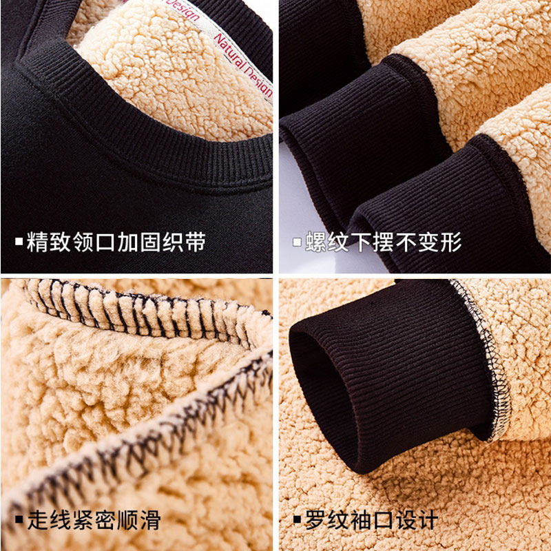 定制logo秋冬款来图情侣装加绒卫衣 宾仕丹奴卫衣