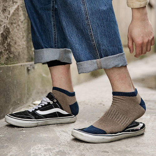 纽奈男士袜子短袜春秋款棉袜防臭吸汗透气短款夏季低帮大码船袜男 - 图3