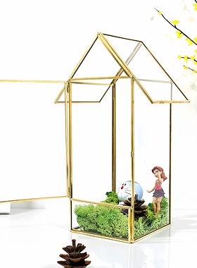 简约风玻璃婚礼伴手礼房子造型