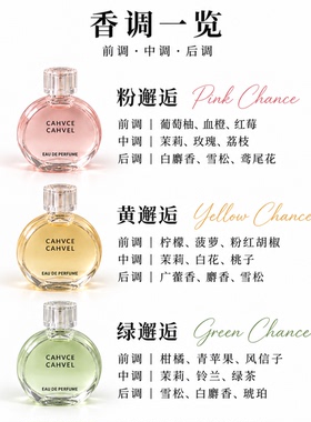XKN香水粉邂逅绿邂逅礼盒约会香