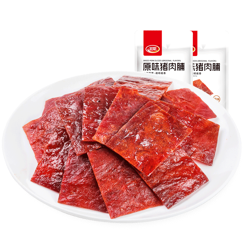 即食小包装肉干休闲食品 卫龙食品猪肉类