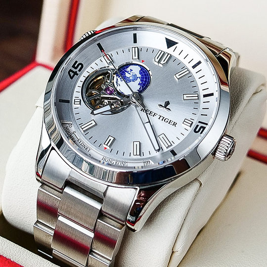 Genuine men's fully automatic mechanical waterproof watch