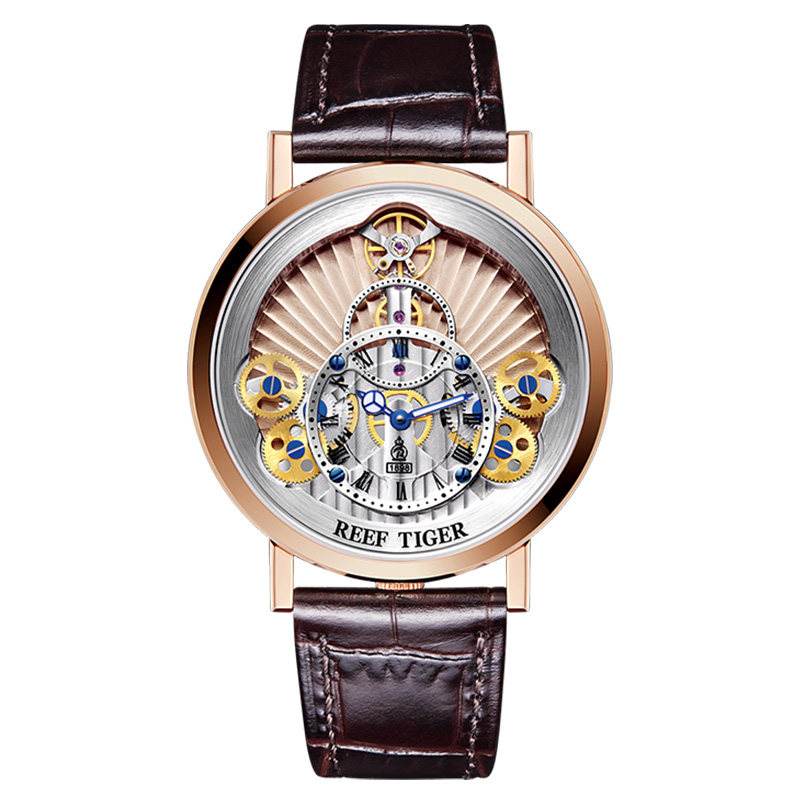 瑞夫泰格/ rt欧美风潮流镂空石英表 瑞夫泰格昱琪国产腕表