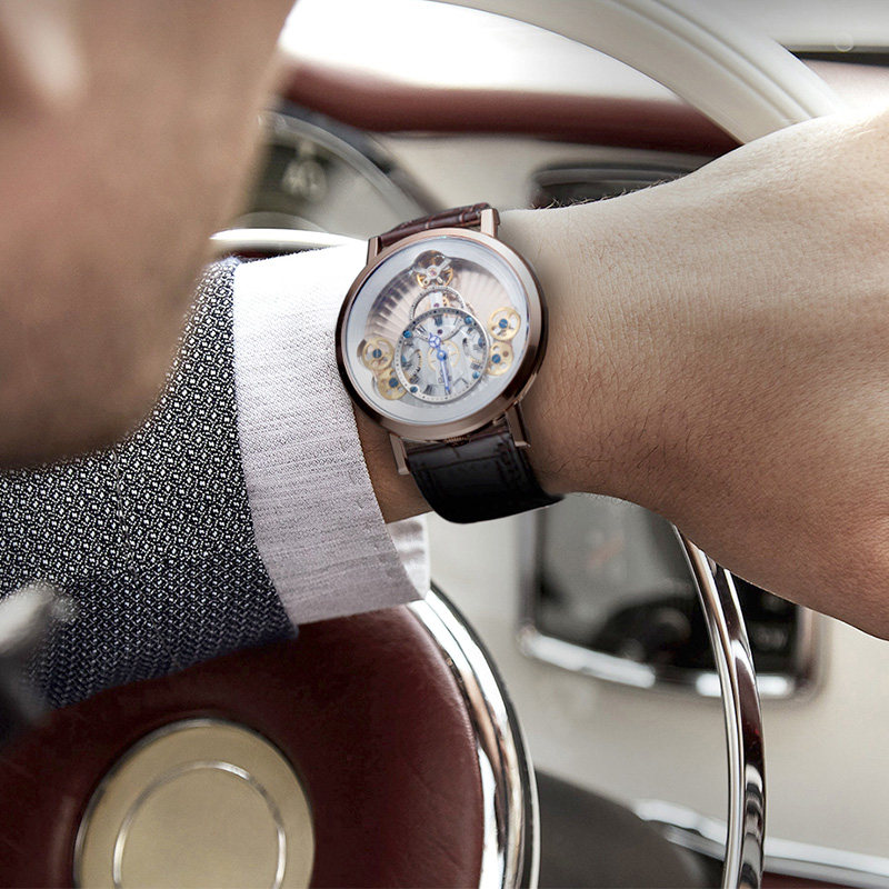 瑞夫泰格/ rt欧美风潮流镂空石英表 瑞夫泰格昱琪国产腕表