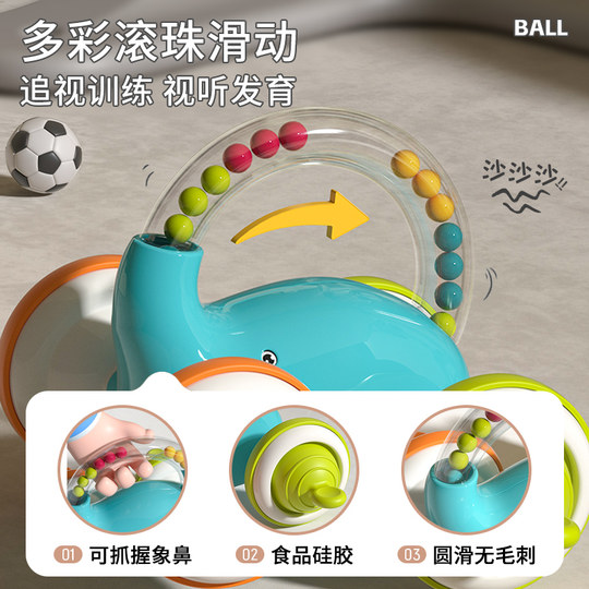 Guyu Rolling Ball Push Elephant Baby Crawling Educational Toy