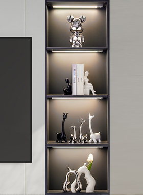 陶瓷伽亿装饰摆件轻奢酒柜