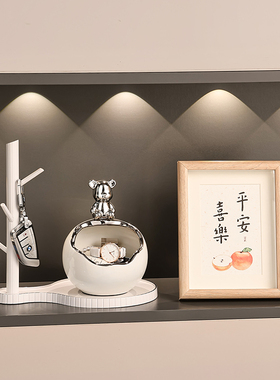 入户放钥匙门口轻奢装饰品