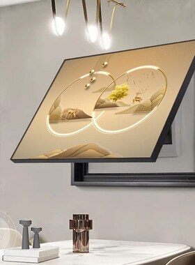 电表箱装饰画配电箱电表盒遮挡挂画平安喜乐暖居客厅餐厅墙面壁画