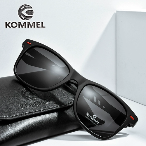 Коммель Поляризатор Солнцезащитные очки мужские зеркальные солнцезащитные очки бокалы мужские приливные дни и ночная новая модель с двойным использованием