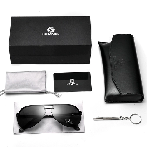 Коммель Поляризатор Солнцезащитные очки мужской водитель зеркальные солнцезащитные очки бокалы мужское прилив привод посвященный зеркало ультрафиолетовые лучи.