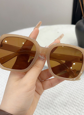 【亏本清仓】gm墨镜女网红太阳镜潮时尚黑色镜大脸显瘦防紫外线