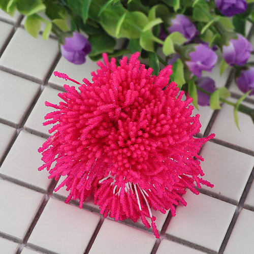 玖阁家玻璃珠花蕊DIY仿真花花蕾花芯头饰配件手工假花花艺材料 - 图3
