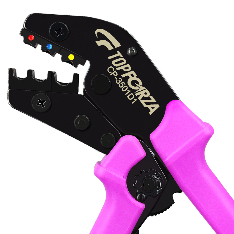 拓伏锐压线钳进口YO绝缘端子棘轮压接钳象鼻子端子钳冷压接线钳子