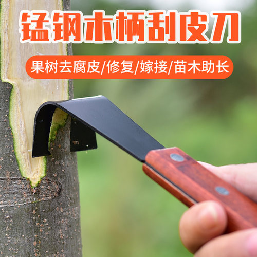 园艺工具果树苗木刮刀病虫害芽接刀嫁接削木神器树皮专用农用园林 - 图1