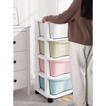 Cabinet containing finishing childrens toy containing shelf multilayer book shelf storage bedroom baby layered bookshelves