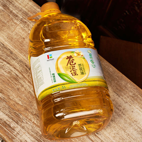 苍茫谣菜籽油芥花油非转基因纯正5L企标大桶少油烟物理压榨食用油 - 图1