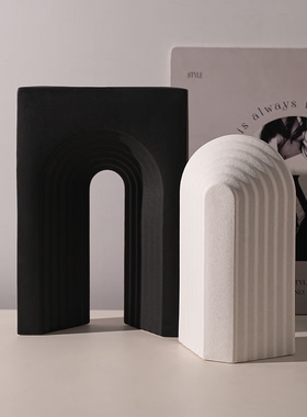 忠歌现代简约风艺术拱门摆件