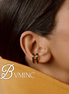 bvminc 2026新款H字母耳夹 单只