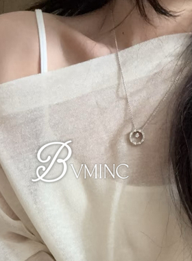 bvminc coco圆圈项链 可调节长短