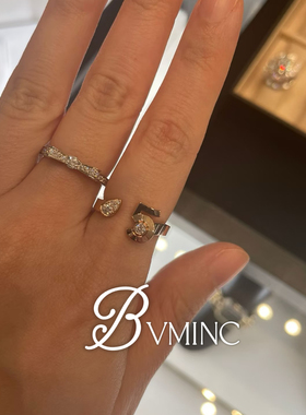 bvminc 5字开口戒指