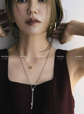 bvminc 宋慧乔同款蜂巢抽拉毛衣链 项链