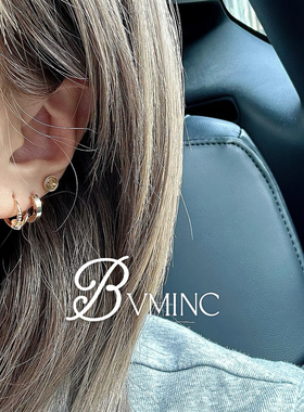 bvminc 光面mini 迷你钉zi耳环 耳钉
