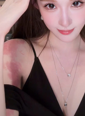 bvminc 花三三同款 白陶瓷 黑陶瓷抽拉式毛衣链 项链