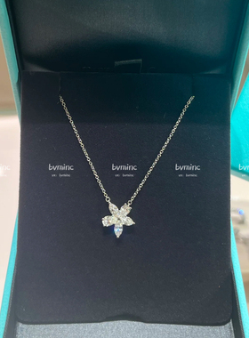 bvminc日杂同款维多利亚马眼钻项链/四爪圆钻耳钉