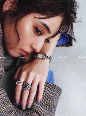 bvminc 养马人 日杂同款三层猪鼻子纯银开口戒指