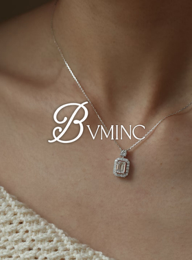 bvminc GF香水瓶满钻项链S925银