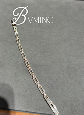 bvminc 满钻凯莉纽扣手链 养马人的快乐 S925银