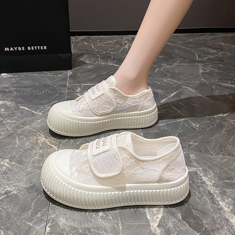 品牌踩屎感孕妇鞋春透气外穿魔术贴一脚蹬防滑软底小白鞋女运动鞋,淘宝优惠券,粉丝福利购,淘宝优惠卷