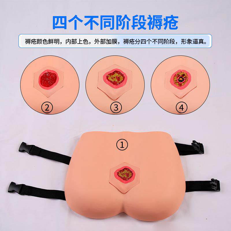 医博BIX-H100B高级穿戴式u褥疮护理训练模型压疮伤口清理老年人阶 - 图0