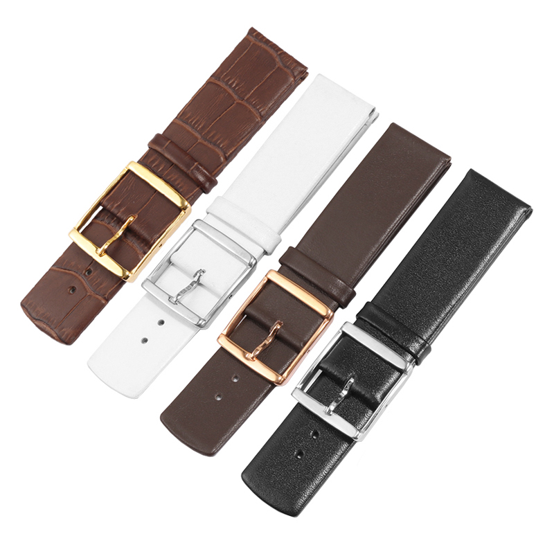 真皮代用ck浪琴dw罗西尼超薄手表带 古图配件