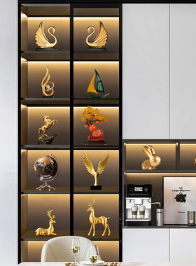 花萤新中式客厅酒柜装饰品摆件