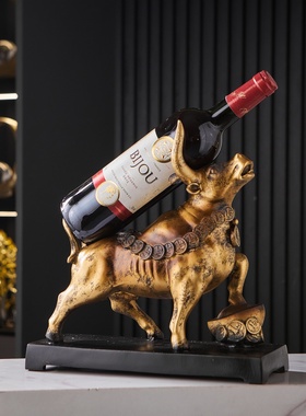 红酒架摆件轻奢高档高级感餐边柜