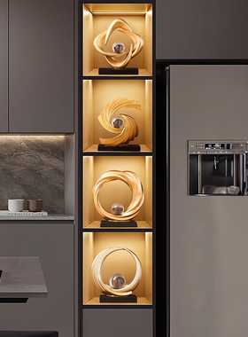 风生水起客厅电视柜酒柜装饰品摆件玄关博古架装饰办公室书柜摆设