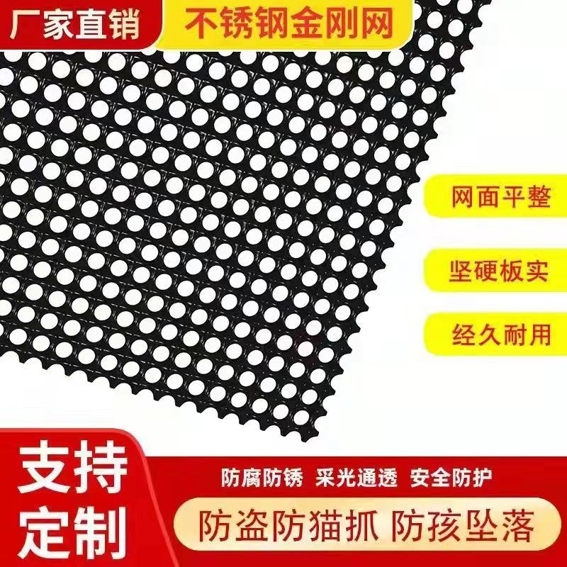 2米一小卷304不锈钢金刚网窗户纱窗网自装防盗金钢网纱网窗纱简易 - 图1